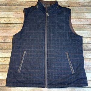 Men's Brown Quilted Vest